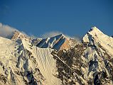16 Annapurna Northwest Face, Nilgiri South, Annapurna Fang Close Up From Kalopani Late Afternoon Around Dhaulagiri